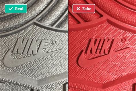 nike wing logo angle fakes - Nike airs logo identification.